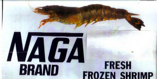 NAGA BRAND FRESH FROZEN SHRIMP logo
