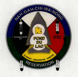 NAH-GAH-CHI-WA-NONG RESERVATION ESTABLISHED BY TREATY OF 1854 FOND DU LAC logo