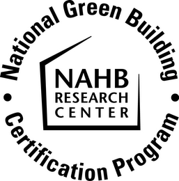 NAHB RESEARCH CENTER NATIONAL GREEN BUILDING CERTIFICATION PROGRAM logo