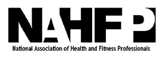NAHFP NATIONAL ASSOCIATION OF HEALTH AND FITNESS PROFESSIONALS logo