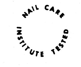NAIL CARE INSTITUTE TESTED logo