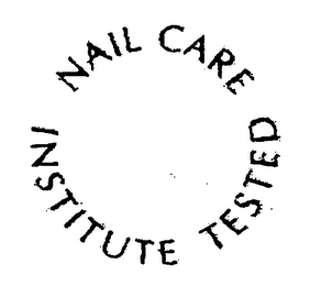 NAIL CARE INSTITUTE TESTED logo