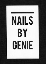 NAILS BY GENIE logo