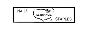 NAILS STAPLES ALL BRANDS logo
