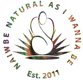 NAIWBE NATURAL AS I WANNA BE logo