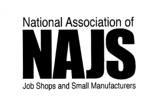 NAJS NATIONAL ASSOCIATION OF JOB SHOPS AND SMALL MANUFACTURERS logo
