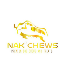 NAK CHEWS PREMIUM DOG CHEWS AND TREATS logo