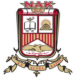 NAK S.L.O. NU ALPHA KAPPA logo