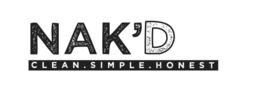 NAK'D CLEAN. SIMPLE. HONEST logo