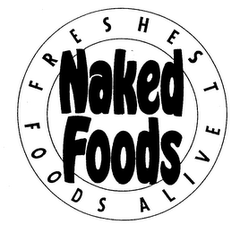 NAKED FOODS FRESHEST FOODS ALIVE logo