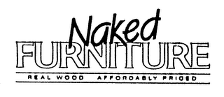 NAKED FURNITURE REAL WOOD AFORDABLY PRICED logo