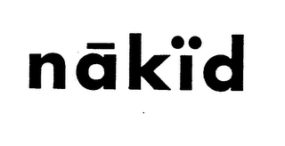 NAKÏD logo
