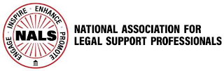 NALS ENGAGE · INSPIRE · ENHANCE · PROMOTE NATIONAL ASSOCIATION FOR LEGAL SUPPORT PROFESSIONALS logo