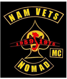 NAM VETS MC NOMAD 1959 1975 logo