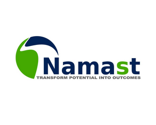 NAMAST TRANSFORM POTENTIAL INTO OUTCOMES logo