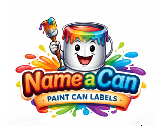 NAME A CAN PAINT CAN LABELS logo