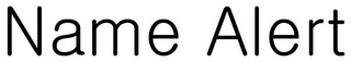 NAME ALERT logo
