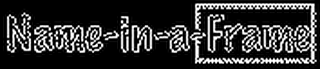 NAME-IN-A-FRAME logo