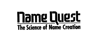 NAME QUEST THE SCIENCE OF NAME CREATION logo