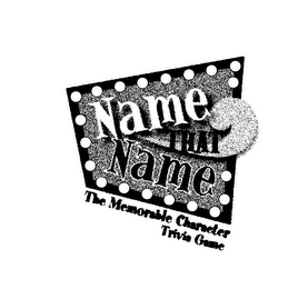 NAME THAT NAME THE MEMORABLE CHARACTER TRIVIA GAME logo