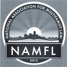 NAMFL 2013 NATIONAL ASSOCIATION FOR MULTIFAMILY LAW logo