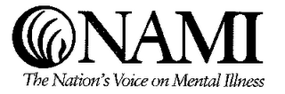 NAMI THE NATION'S VOICE ON MENTAL ILLNESS logo