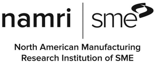 NAMRI SME NORTH AMERICAN MANUFACTURING RESEARCH INSTITUTION OF SME logo