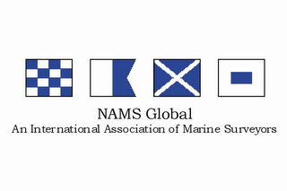 NAMS GLOBAL AN INTERNATIONAL ASSOCIATION OF MARINE SURVEYORS logo