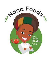 NANA FOODS WE MAKE REAL FOOD logo