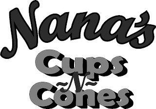 NANA'S CUPS-N-CONES logo