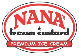 NANA'S FROZEN CUSTARD PREMIUM ICE CREAM logo