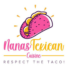 NANAS TEXICAN CUISINE RESPECT THE TACO! logo