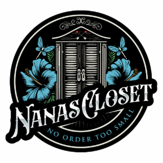 NANASCLOSET NO ORDER TOO SMALL logo