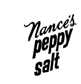 NANCE'S PEPPY SALT logo
