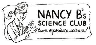NANCY B'S SCIENCE CLUB COME EXPERIENCE SCIENCE! logo