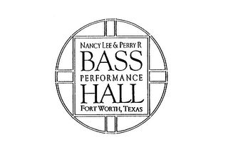 NANCY LEE & PERRY R BASS PERFORMANCE HALL FORT WORTH, TEXAS logo