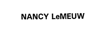 NANCY LEMEUW logo