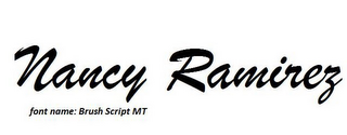 NANCY RAMIREZ logo
