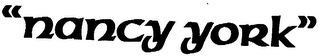 "NANCY YORK" logo