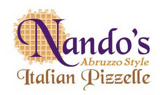 NANDO'S ABRUZZO STYLE ITALIAN PIZZELLE logo