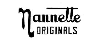 NANNETTE ORIGINALS logo