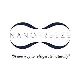 NANOFREEZE "A NEW WAY TO REFRIGERATE NATURALLY" logo