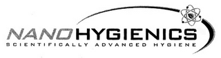NANOHYGIENICS SCIENTIFICALLY ADVANCED HYGIENE logo