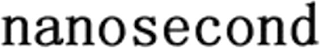 NANOSECOND logo