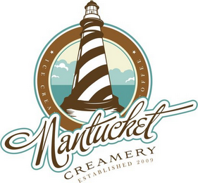 NANTUCKET CREAMERY ESTABLISHED 2009 COFFEE ICE CREAM logo