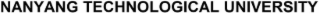 NANYANG TECHNOLOGICAL UNIVERSITY logo