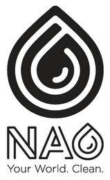 NAO YOUR WORLD. CLEAN. logo
