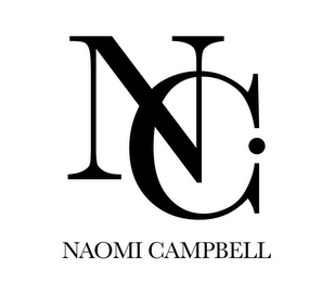 NAOMI CAMPBELL AND THE LETTERS NC logo