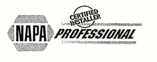 NAPA CERTIFIED INSTALLER PROFESSIONAL logo