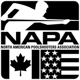 NAPA NORTH AMERICAN POOLSHOOTERS ASSOCIATION logo